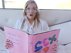 Horny Blonde Teen Katie Kush Masturbates And Gets Missionary Fucked