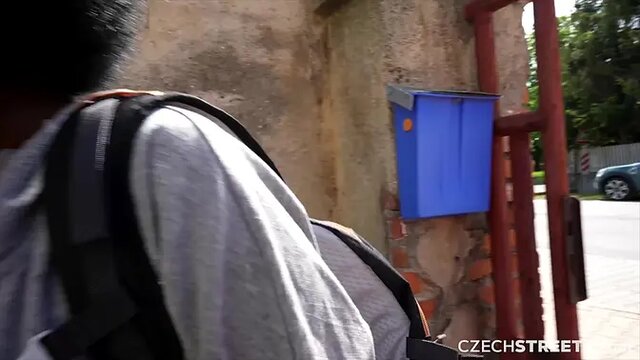 Shaved Big Tit Black Girl Gives Deepthroat In A Public Place For Money