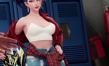 Multiple Penetration 4K Animation