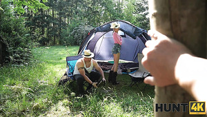 Isabella De Laa Rocks Fat Inches While Camping Hunt 4K