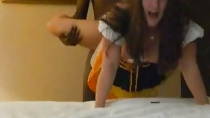 Black Guy And White Girlfriend Do The Anal! Black Guy And White Girlfriend Do The Anal!