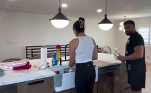 Hot Brunette Amateur Milf Rides Hubbys Cock