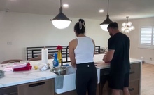 Hot Brunette Amateur Milf Rides Hubbys Cock