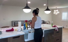 Hot Brunette Amateur Milf Rides Hubbys Cock