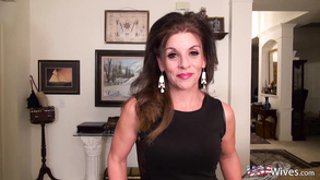 Funny American Housewife Striptease