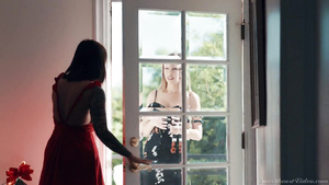 Britney And Ivy Busty Lesbian Sharing Anal Toy In 1080p Quality