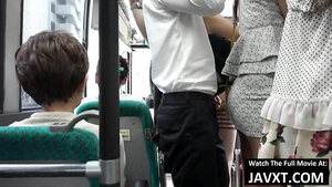 Horny Asian Babe Pounding On The Bus Asian