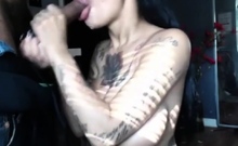 Nice Head Game Ebony Webcam Show