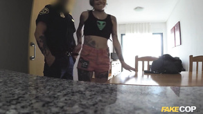 Kinky Tattooed Rock Chick With Green Hair Has Sex With Cop Kinky Tattooed Rock Chick With Green Hair Has Sex With Cop