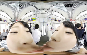 Hot Japanese Babe Gives A Superb Blowjob And Strips In VR