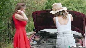 Dude Picked Up Hot Babes By The Road Dude Picked Up Hot Babes By The Road
