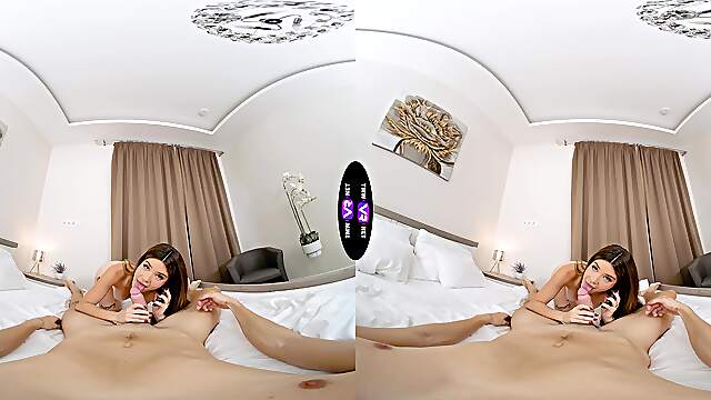 Two Sexy Babes Ride A Big Dick In A Steamy Virtual Reality Scene Two Sexy Babes Ride A Big Dick In A Steamy Virtual Reality Scene