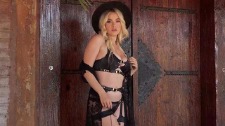 Bombastic Blonde Cowgirl Stripps Outdoor Bombastic Blonde Cowgirl Stripps Outdoor