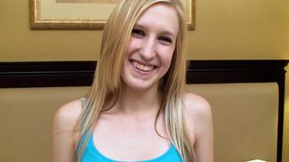 Very Nervous 18 Yr Old Teen Stars In Her Very First Porn