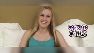Very Nervous 18 Yr Old Teen Stars In Her Very First Porn