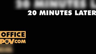 OfficePOV Cock Whore Linda Leclaire Needs Double Dick At The Office On PornHD