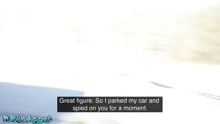 Public Agent Busty Brunette MILF Gives Her Mouth And Body To A Fat Cock After Offer At A Public Bus Stop