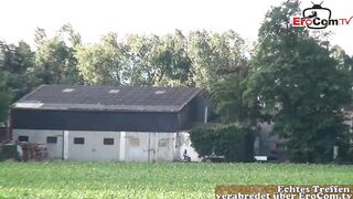 Chubby German Teen With Fat Ass Outdoor