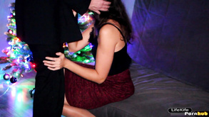 Hot Christmas Sex In Stockings