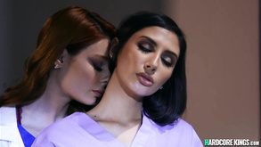 Lesbian Doctor And Nurse Having Blowjobs Lesbian Doctor And Nurse Having Blowjobs