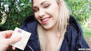 Slutty Russian Girl Takes Cash For Blowjob In Public Place Slutty Russian Girl Takes Cash For Blowjob In Public Place