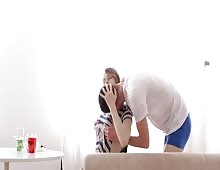 Pretty Shaved Teen Beata Takes Cumshot On Her Boobs Pretty Shaved Teen Beata Takes Cumshot On Her Boobs