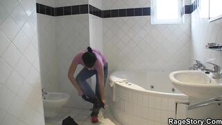 RAGESTORY European Gf Takes Extreme Cock Riding After Shower RAGESTORY European Gf Takes Extreme Cock Riding After Shower