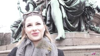 GERMAN SCOUT German Gamer Girl Mia Minou Pickup For Casting Fuck In Munich