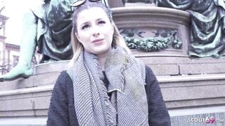 GERMAN SCOUT German Gamer Girl Mia Minou Pickup For Casting Fuck In Munich