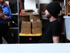 MILF LP Officer Fucks A Male Shoplifter In Her Back Office MILF LP Officer Fucks A Male Shoplifter In Her Back Office