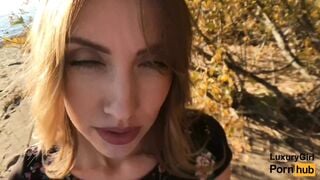 Outdoor Blowjob And Cum In Mouth! Sweet Teen Doing Blowjob On The Beach. Outdoor Blowjob And Cum In Mouth! Sweet Teen Doing Blowjob On The Beach.