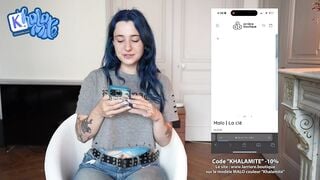 No Need A Men When You Have A Big Dildo French Alt Hairy Girl Masturbating