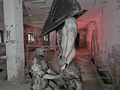 Pyramid Head Roughly Fucks Hot Nurse From Silent Hill From Behind Pyramid Head Roughly Fucks Hot Nurse From Silent Hill From Behind