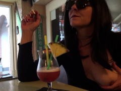 Hot Wife Has Some Public Fun At A Pub