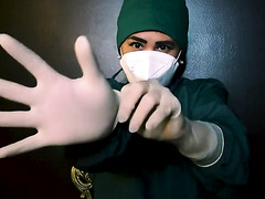 Asian Nurse In Latex Gloves Is Going To Examine Your Anal Hole