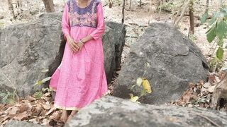 A College Girl Was Hardcore Fucking By Her Teacher After College In Jungle, A Hottest Girl Was Sex With Her Boyfriend In Jungle