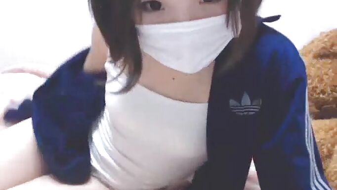 Japanese Cutie Flashes Her Panties On Webcam