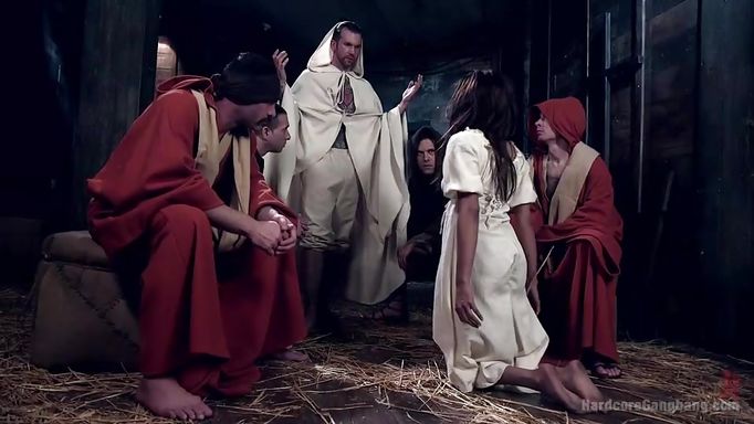 Sex Slave Sucks Off All The Leaders In A Wild Hardcore Gangbang Sex Slave Sucks Off All The Leaders In A Wild Hardcore Gangbang