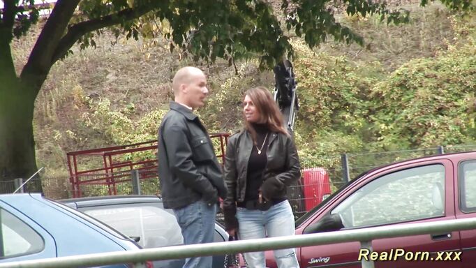 German Stepmom Picked Up For Outdoor Sex German Stepmom Picked Up For Outdoor Sex