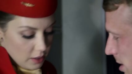 Slender Stewardess In Stockings Enjoying Hot Fuck With Lucky PassengerkrY2yTW