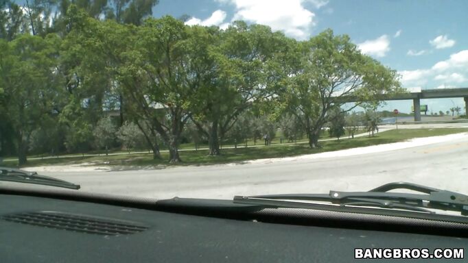 Blonde Getting In The Bang Bus Blonde Getting In The Bang Bus