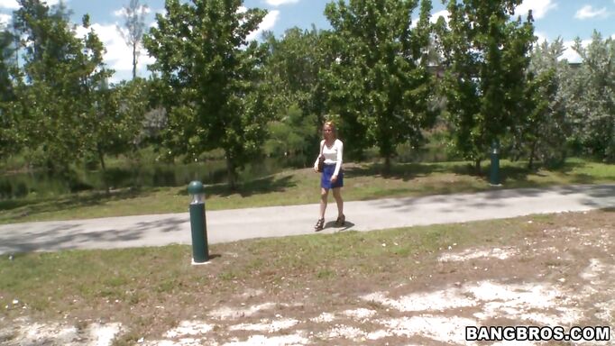 Blonde Getting In The Bang Bus Blonde Getting In The Bang Bus