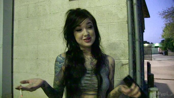 Punk Ass Tattooed Chick Ready To Get Down Punk Ass Tattooed Chick Ready To Get Down