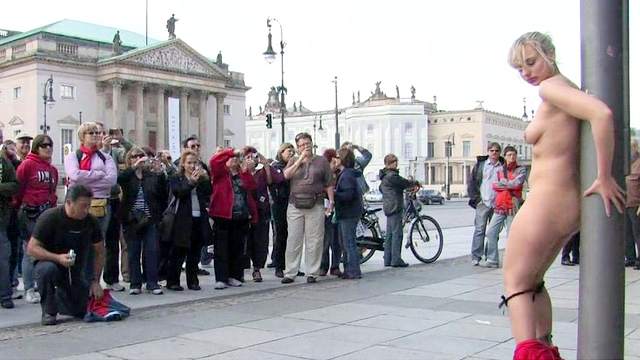 Pain And Public Humiliation For Gorgeous Submissive Kitty