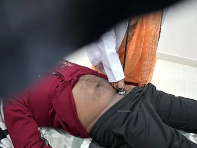 Indian Nurse Examines Patient’s Dick In Hospital Bed With A Naughty Twist