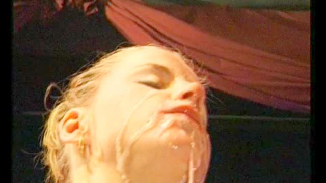 Hot German Blonde Swallows Some White Nectar Hot German Blonde Swallows Some White Nectar