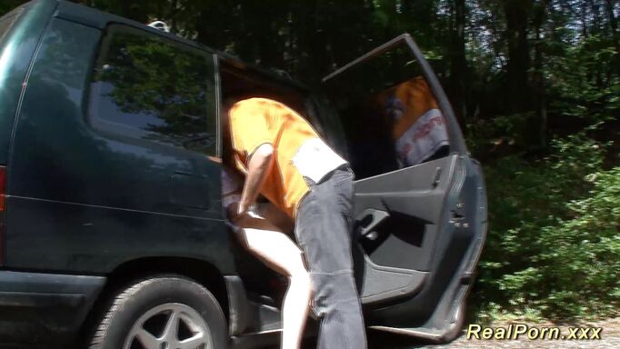 Teen Backseat Banged In The Forest Teen Backseat Banged In The Forest