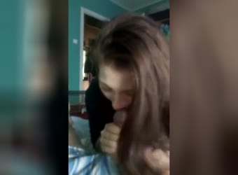 East European Girl Edging Hot Blowjob