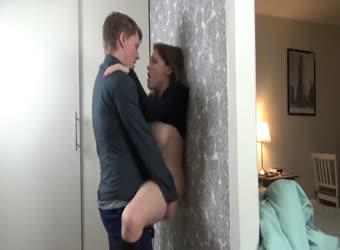 Young Married Couple Having Hot Clothed Sex Young Married Couple Having Hot Clothed Sex