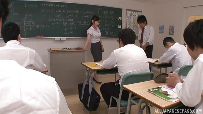 Hot Asian Teacher Seduces A Student